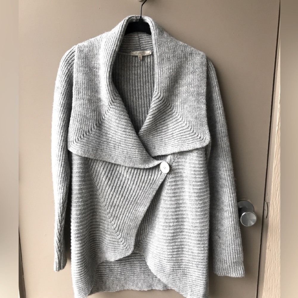 Elisabetta Collection Gray Alpaca Blend Sweater Sz XL